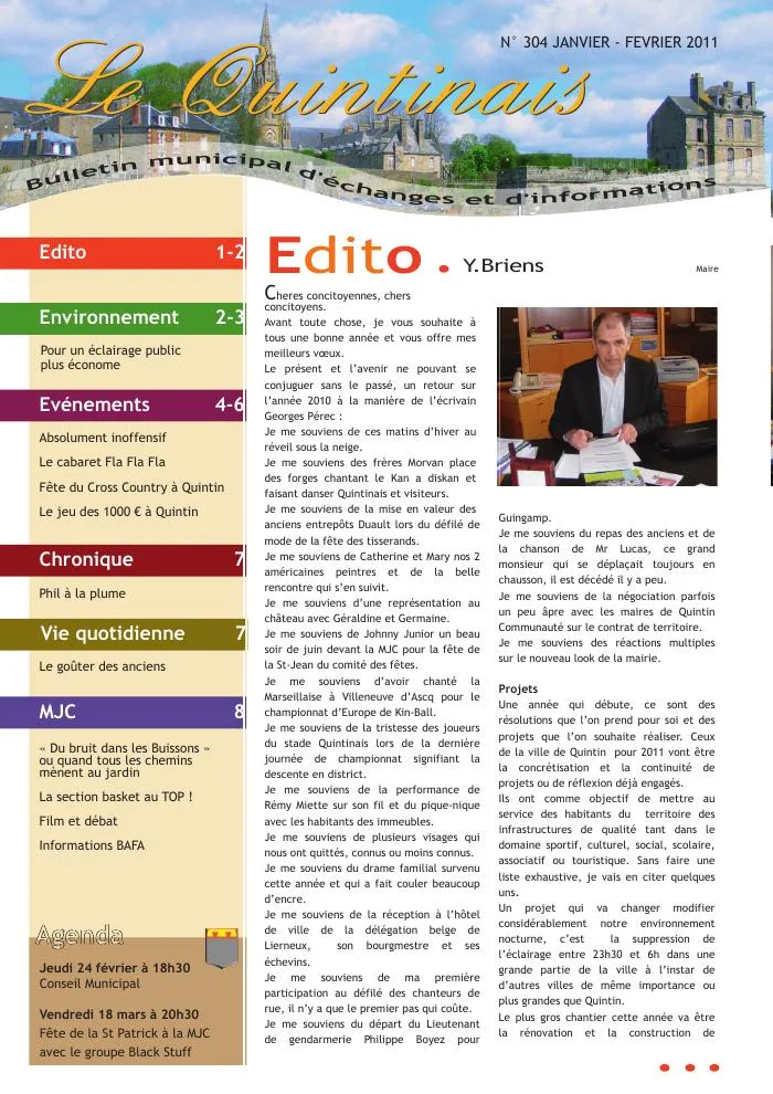 Janvier–Février 2011