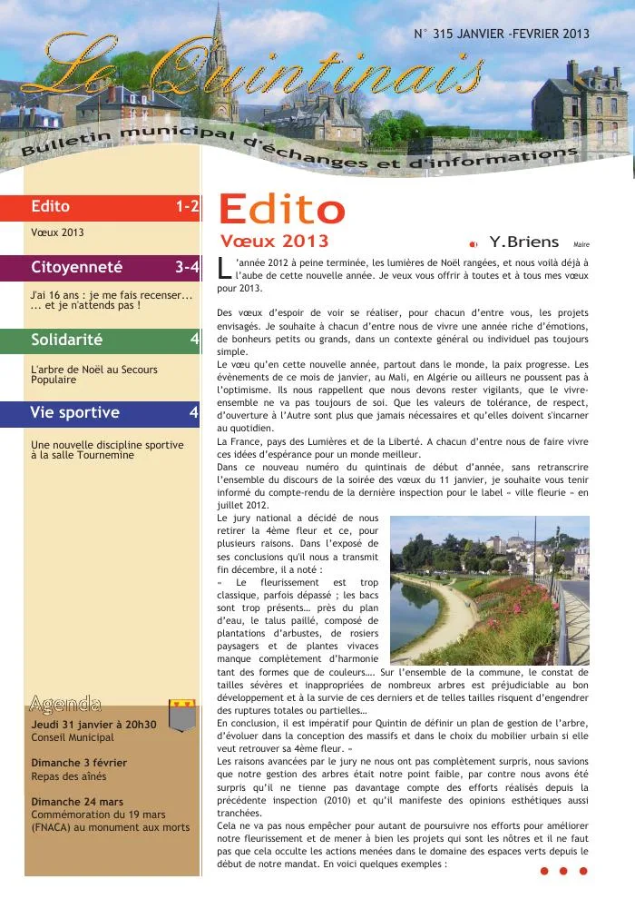 Janvier–Février 2013
