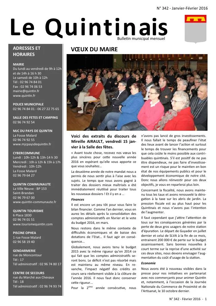 Janvier–Février 2016