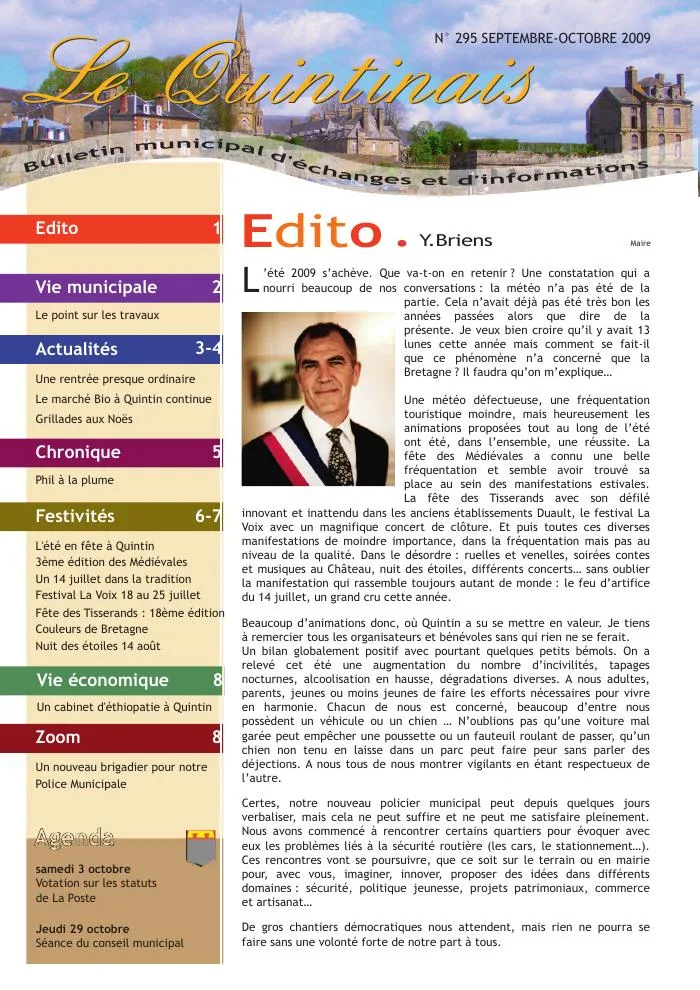 Septembre–Octobre 2009
