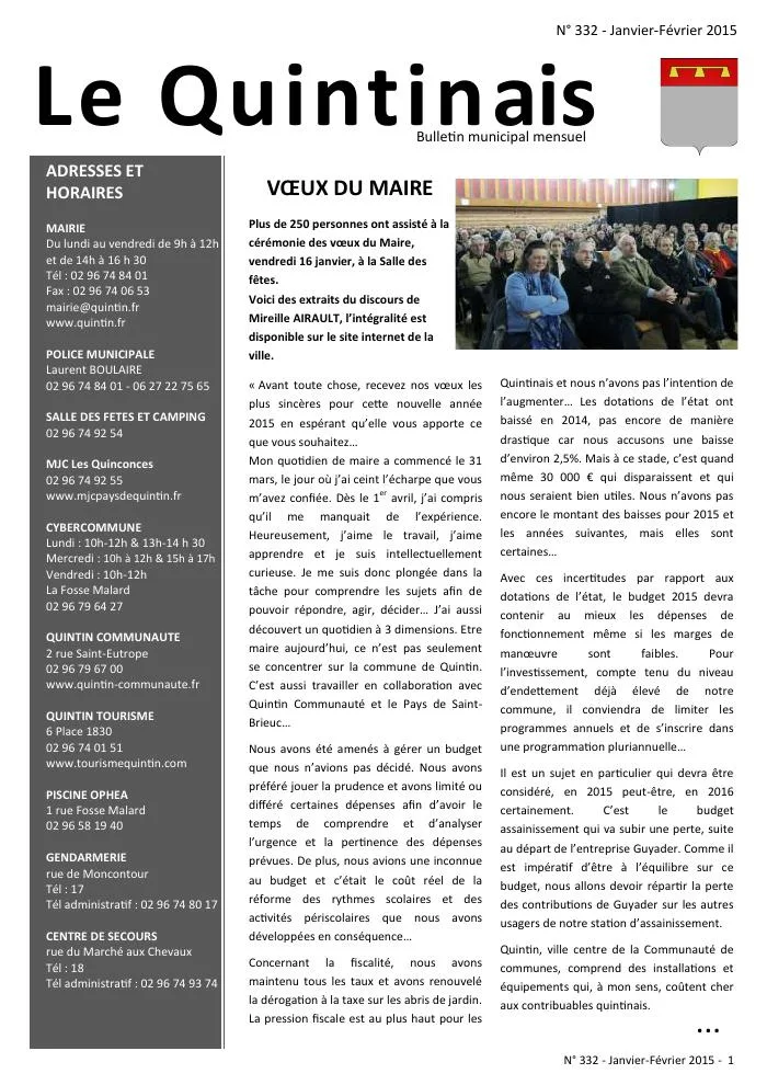 Janvier–Février 2015