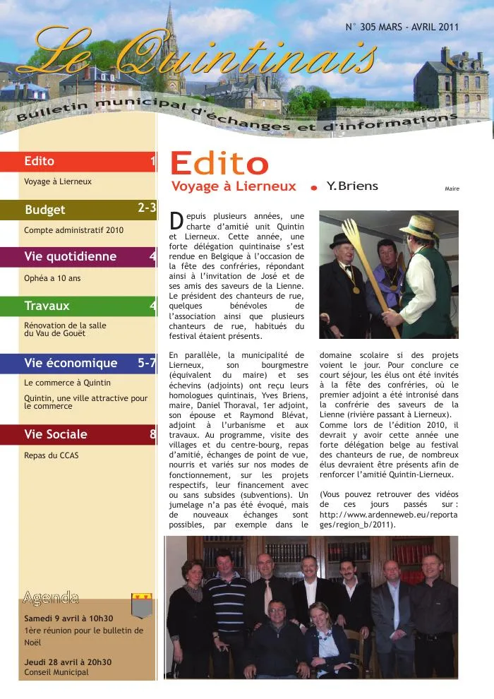 Mars–Avril 2011